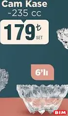 GLASS İN LOVE CAM KASE 235 CC 6'LI